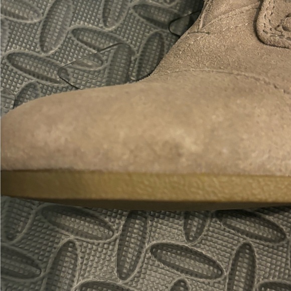 Toms Women's Wedge Comfort Booties Boots Size 9 Suede Tan 2.75" Wedge Neutral - Picture 6 of 10